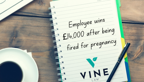Employee awarded £14,000 for being sacked after telling her boss she was pregnant